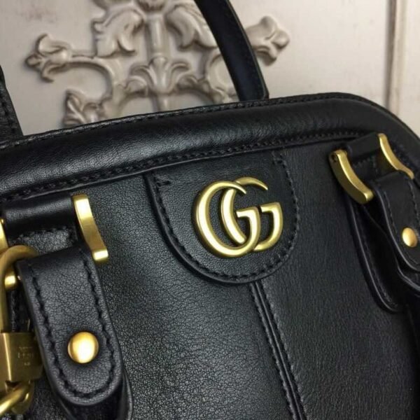 gg Re(Belle) Large Top Handle Bag Black For Women 15.75in/40cm gg