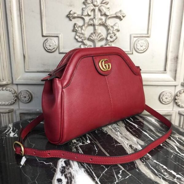 gg RE(BELLE) Medium Top Handle Bag Red For Women 10.7in/27cm gg