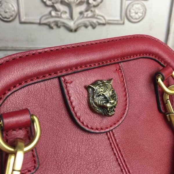 gg RE(BELLE) Medium Top Handle Bag Red For Women 10.7in/27cm gg