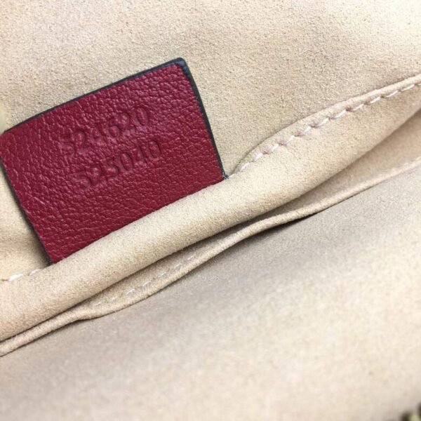gg RE(BELLE) Medium Top Handle Bag Red For Women 10.7in/27cm gg