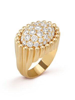 18K Perl¨¦e Diamond Ring