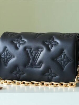 LV Wallet On Strap Bubblegram Monogram In Wallets and Small Leather Goods For Women M81398 7.9in/20cm LV M81398