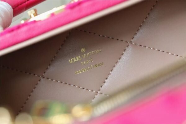 LV Valisette Tresor Monogram Empreinte Pink For Women, Women¡¯s Bags, Shoulder And Crossbody Bags 9.4in/24cm LV