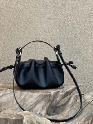 FI Pomodorino Black Mini Bag For Woman 17cm/6.5in