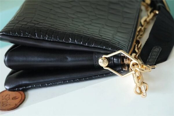 LV Coussin PM High Shiny Alligator Black For Women,  Shoulder And Crossbody Bags 10.2n/26cm LV?