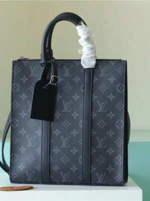 LV Sac Plat Cross Monogram Eclipse Reverse Canvas For Men, Bags, Shoulder And Crossbody Bags 11.2in/28.5cm LV M59664