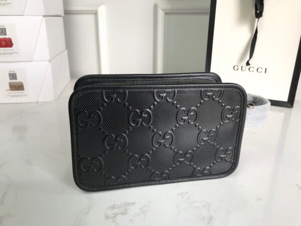 gg Embossed Cosmetic Case Black gg Embossed For Men? 9in/23cm gg495