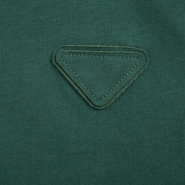 5_546be98d-af9f-410c-b7f1-1b20a490bf01 Prada Green Contrast Trim T-Shirt