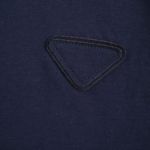 5_6347ff13-25b9-403d-b470-aa09cf748b11 Prada Navy Contrast Trim T-Shirt
