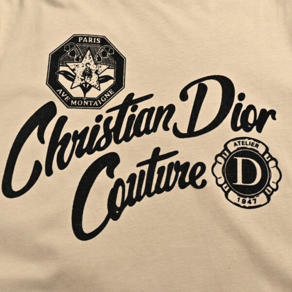 5_7ec58be9-8e4f-44dc-98fb-77826077e44f Dior Christian Dior Couture Beige T-Shirt