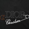 Dior Safety Pin Logo Black T-Shirt