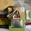 gg Diana Mini Tote Bag Silver For Women, Women’s Bags 7.9in/20cm gg ?702732 1TRGT 8190