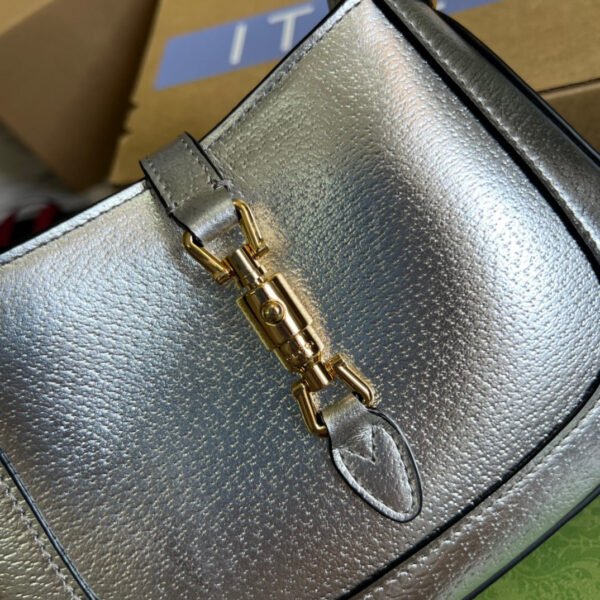 gg Jackie 1961 Lizard Mini Bag Black For Women, Women’s Bags 7.5in/19cm gg ?675799 LUZ0G 1000