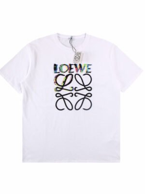 Loewe T-shirt with Colorful Logo