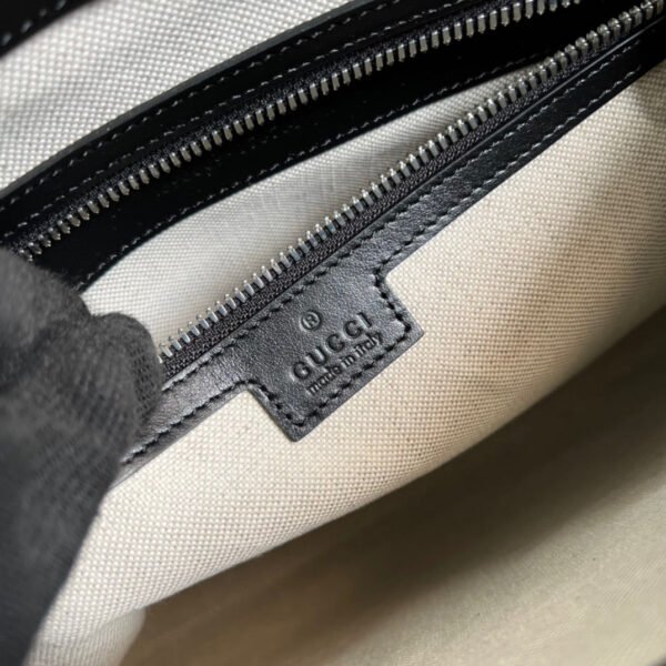 gg Embossed Medium Messenger Bag?Black gg Embossed For Men 12in/31cm gg 696009 1W3CN 1000