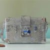 LV Petite Malle High Shiny Alligator Silver For Women,  Shoulder And Crossbody Bags 7.9in/20cm LV?