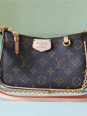 LV Easy Pouch On Strap Monogram Canvas For Women,  Shoulder And Crossbody Bags 19cm/7.5in LV