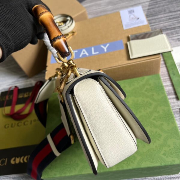 gg Bamboo 1947 Medium? Top Handle Bag White For Women, Women’s Bags 10.2in/26cm gg