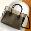 LV On My Side MM Tote Bag Monogram Canvas Laurier Green For Women,  Shoulder Bags 12in/31cm LV M55302