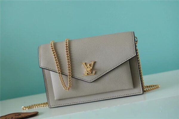 LV Mylockme Chain Pochette Grey For Women,  Shoulder and Crossbody Bags 7.5in/19cm LV?