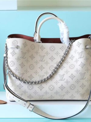 LV Bella Tote Mahina Creme Beige For Women,  Shoulder And Crossbody Bags 12.6in/32cm LV M59203