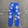 DENIM TEARS COTTON WREATH SWEATPANTS DEEP BLUE