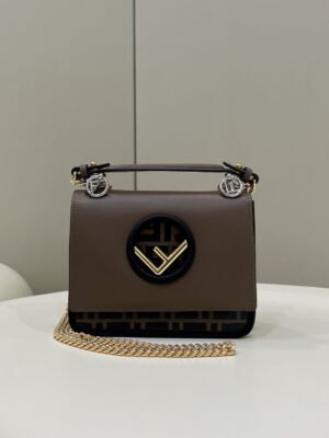 FI Kan I F Small Brown Bag For Woman 15cm/5.5in 8BT286A651F13VK