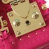 LV Valisette Tresor Monogram Empreinte Pink For Women, Women¡¯s Bags, Shoulder And Crossbody Bags 9.4in/24cm LV
