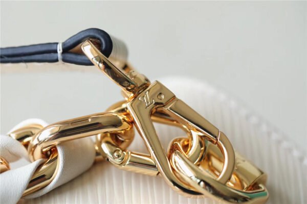 LV Twist MM Epi White For Women, Women¡¯s Bags, Shoulder And Crossbody Bags 9.1in/23cm LV