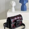 LV Limited Mini Dauphine Bags By Nicolas Ghesqui¨¨re With Monogram Lace Black For Women 20cm LV M20595