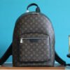 LV Josh Backpack Monogram Macassar For Men, Bags, Backpack 15.7in/40cm LV M45349