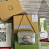 gg Horsebit 1955 Lizard Mini Bag Silver For Women, Women’s Bags 8in/20cm gg?