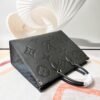 6-1 LV Onthego GM Monogram Empreinte Tote Bag Black For Women 41cm LV M44925