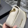 YSSL Kata 99 Chain Bag White With Gold Hardware For Women 10.2in/26cm YSL