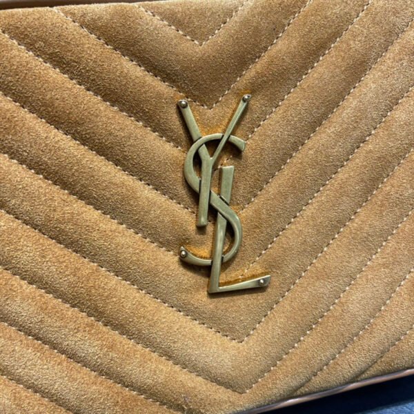 6-139 YSSL Lou Camera Bag Brown With Gold Toned Hardware For Women 9in/23cm YSL 6125441S7R77761