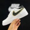 NIKE AIR FORCE 1 "Double Swoosh White/Black/Gold"