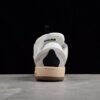 White Low Top Sneakers with Multicolor Laces