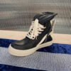 Rick Owens Geobasket Sneakers - Black and White