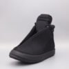 Rick Owens Black High-Top Wrap Sneakers