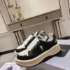 Golden Goose Cream and Black Star Sneakers