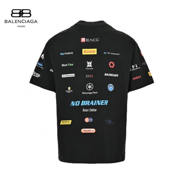 60419567 Balenciaga Logo-Print T-Shirt