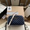 gg Marmont Matelass¨¦ Shoulder Bag Blue For Women 9.5in/24cm gg