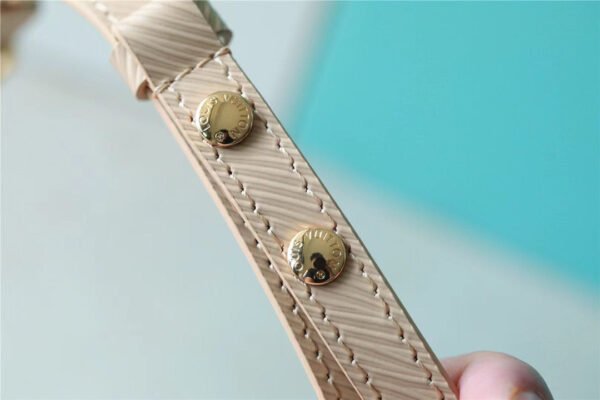 6144a32e LV Twist MM Bag Epi Beige/ Light Pink For Women, Shoulder and Cross Body Bags 9.1in/23cm LV