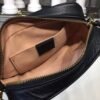 gg Marmont Matelass¨¦ Mini Bag Black Matelass¨¦ Chevron For Women 7in/18cm gg 448065 DTD1T 1000