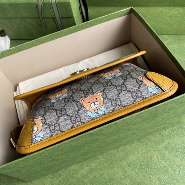 gg Ophidia Belt Bag Beige And Orange gg Supreme Canvas For Women? 8.7in/22cm gg ??