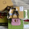gg Bamboo 1947 Crocodile Mini Top Handle Bag Pink For Women, Women’s Bags 6.7in/17cm gg