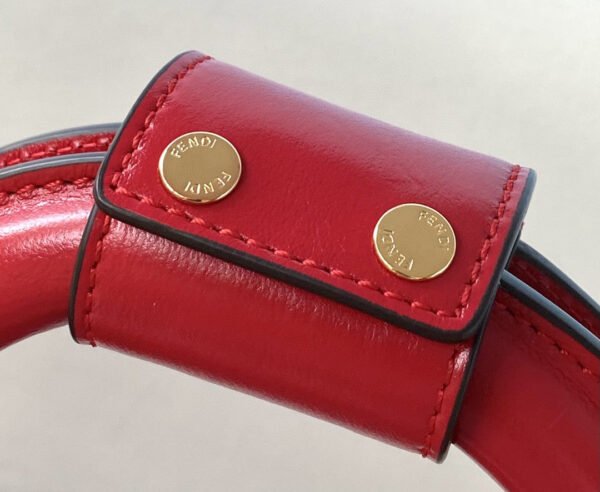 FI Medium FF Tote Shoulder Red Bag For Woman 38cm/15in