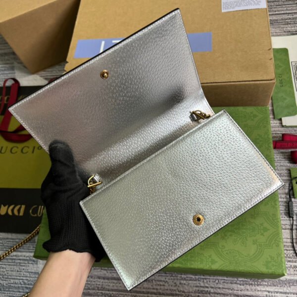 gg Diana Mini Bag With Bamboo Silver For Women, Women’s Bags 7.5in/19cm gg