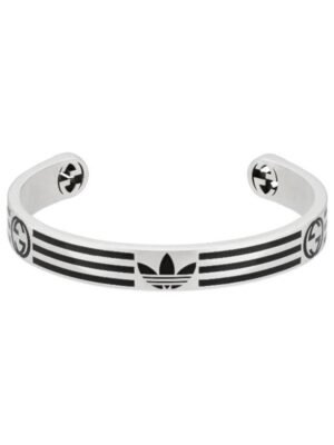 Double G x Ad Cuff Black Bracelet