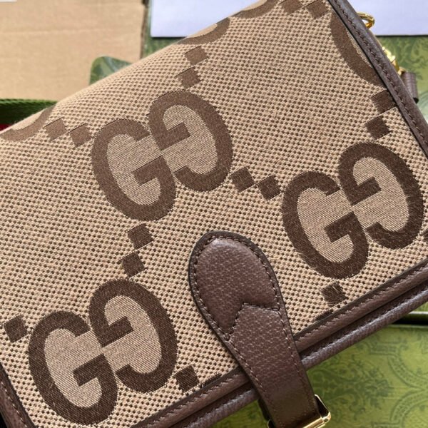 gg Jumbo gg Canvas Shoulder Bag Beige And Multicolor For Women, Women’s Bags 7.8in/20cm gg? ???699438 UKMDG 2570